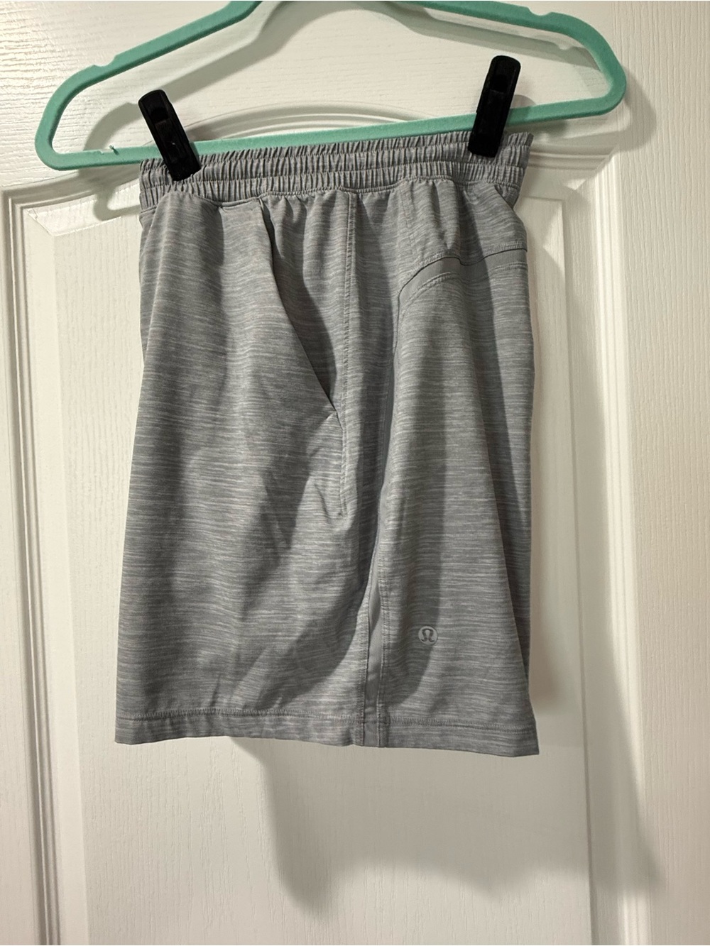lululemon athletica Men's Heather Gray Athletic Shorts